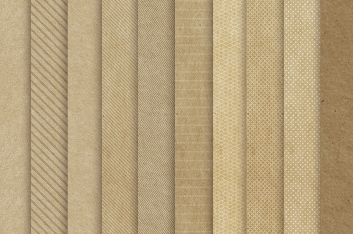Kraft Paper Pack Textures on Creative Market
