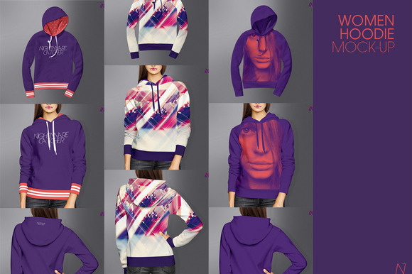 Download Women Hoodie Professional Mockup » Designtube - Creative ...