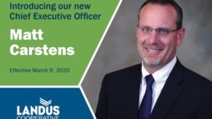 Landus Cooperative Introduces Matt Carstens as CEO