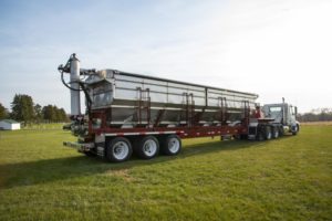Overhead Discharge, Trailer Mount Fertilizer Tenders