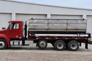 Side Discharge, Truck Mount Fertilizer Tenders