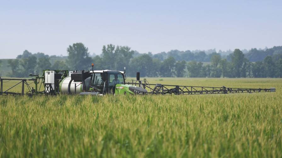 The new Fendt Rogator 900 Series applicator from AGCO is the first of its kind, adjusting between standard and high clearance with the push of a button to deliver season-long crop care versatility. The Fendt Rogator converts from liquid to dry application or vice versa in as little as two hours.