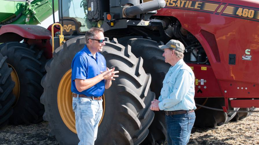 From left: Jim Krebsbach is pictured with Warren Bell, one of Aqua-Yield’s founders.