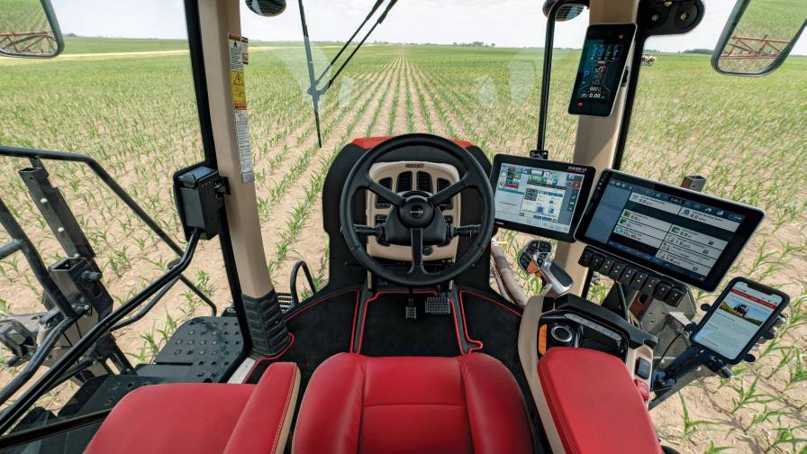 The Case IH Patriot 50 series sprayer incorporates a premium cab environment to increase operator comfort and allow for simple operation.