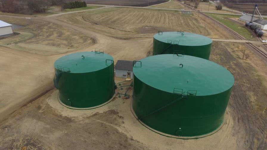 Precision Tank system installed at a site in Brownton, MN.