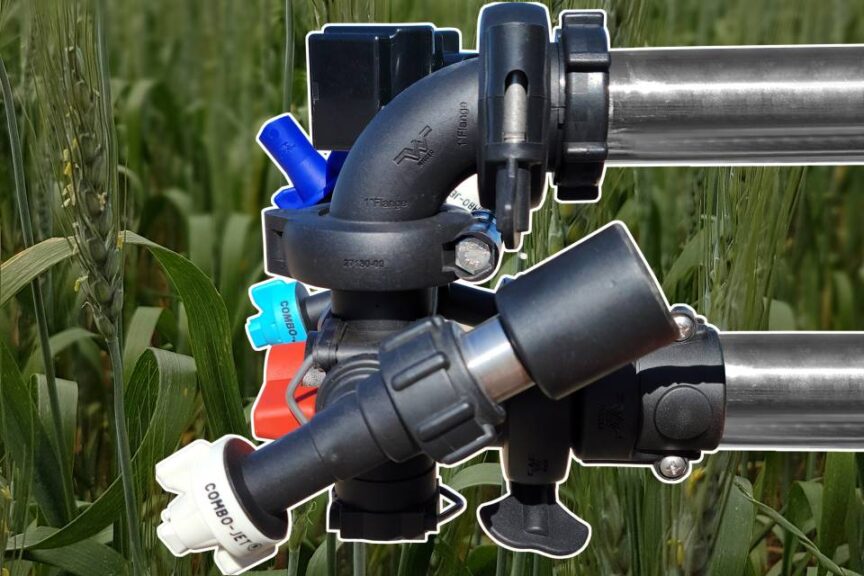 COMBO-RATE Fence-Row Nozzle Body