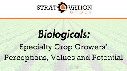 Major Biologicals Companies Join Stratovation Group for Specialty Crop Growers Research