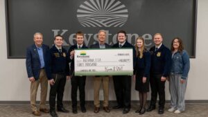 Keystone Cooperative Donates $40,000 to Indiana FFA Foundation