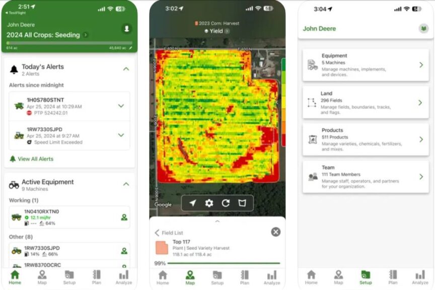 John Deere Operations Center Mobile