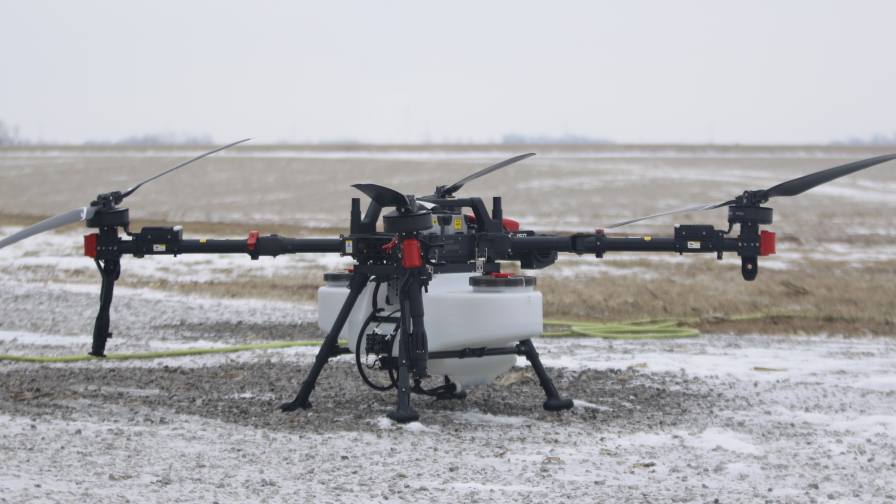Released by drone manufacturer XAG in December 2024, the XAG P150 brings the latest spray drone technology to the agriculture industry.