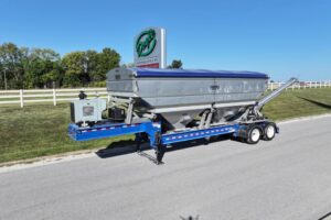 2-Bin Rear Discharge Tender Trailer