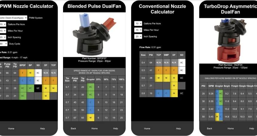Greenleaf Technologies Launches Updated NozzleCalc App with Advanced Features