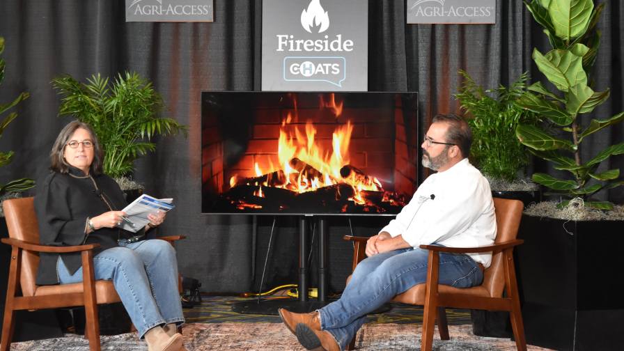 Mike Roudi, CEO of Emergent Connext, joined CropLife Editor Lara Sowinski for a Fireside Chat at the 2025 Tech Hub LIVE in Des Moines, IA.