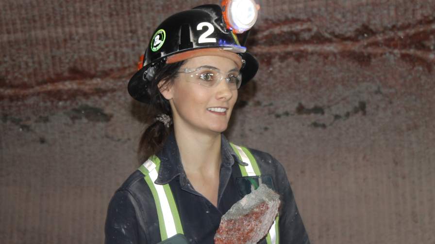 Zoe Belanger, Operations General Foreman at Nutrien's Allan potash mine.