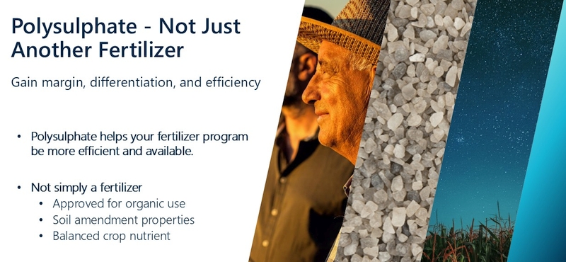 Polysulphate- Not Just Another Fertilizer