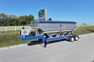 2-Bin Rear Discharge Tender Trailer