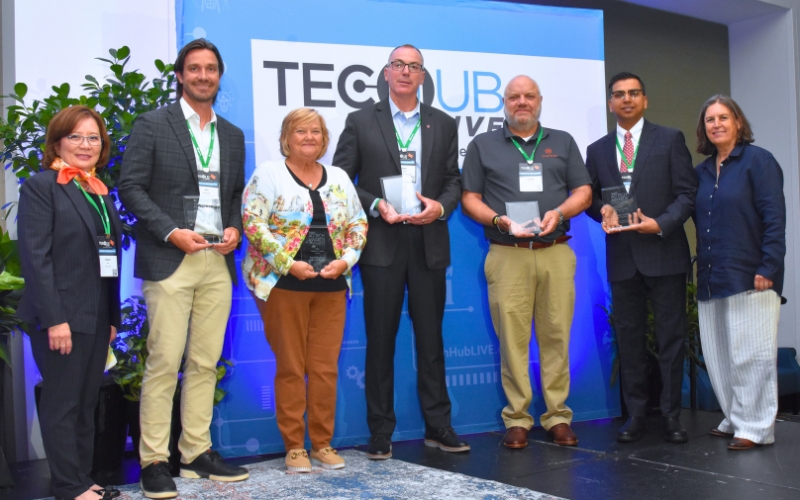 The CropLife Ag Tech Awards of Excellence, presented by CropLife award recipients at Tech hub live