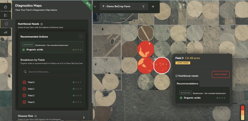 Biome Makers Diagnostics Maps