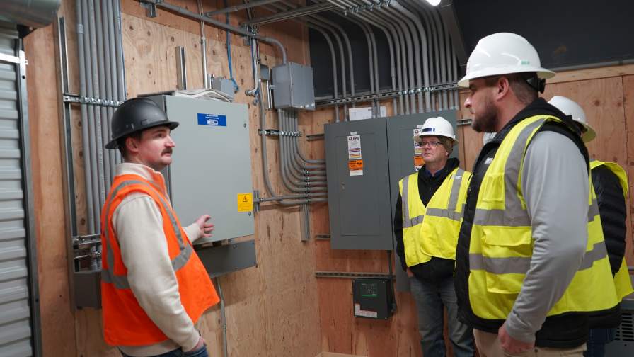 The next generation of control panel sizing that controls three loadout bays, 41 liquid products, repackaging, and 132 valves. Photo courtesy of Kahler Automation