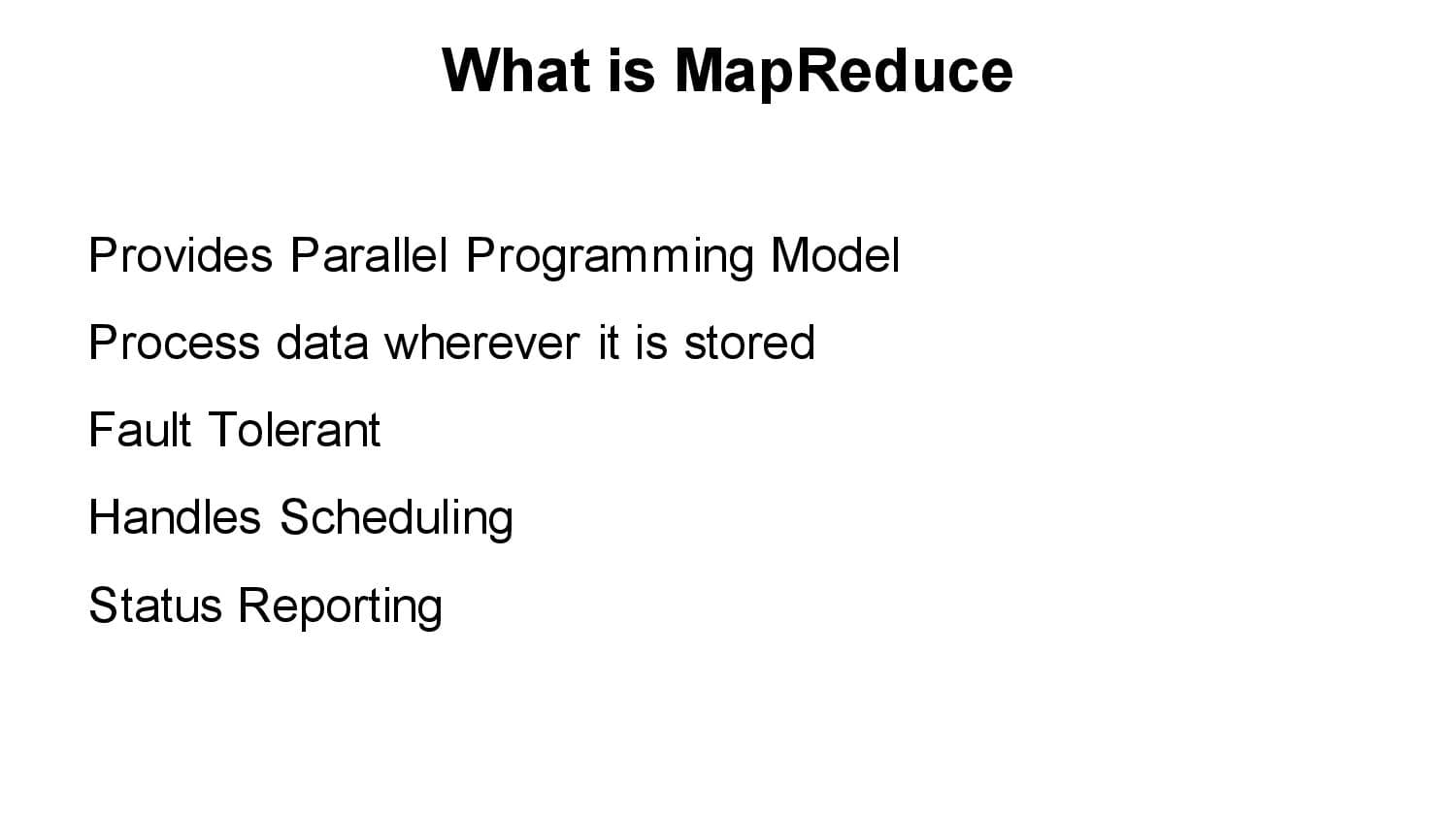 Hadoop Component MapReduce, Online Hadoop Course