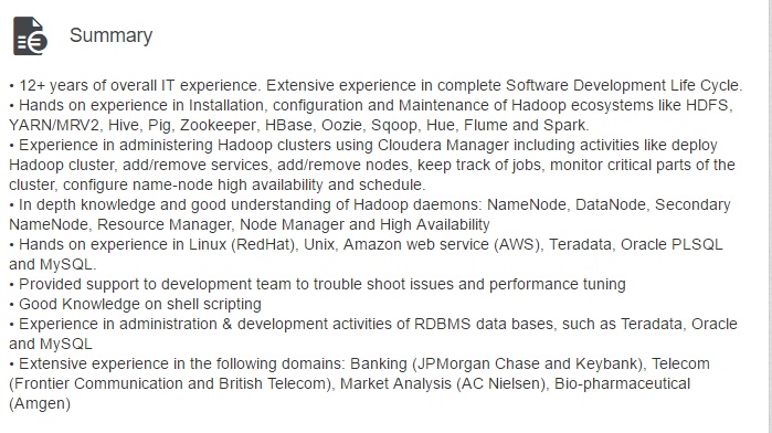 Devops Engineer Resume Headline - Best Resume Ideas