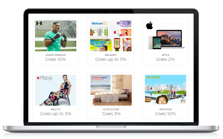 Shop and earn cash back