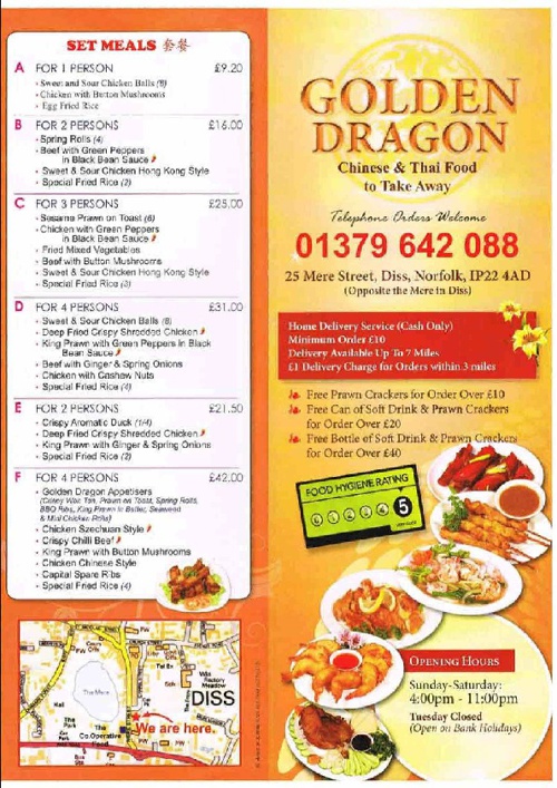 Golden Dragon Menu by Robert Green Flipsnack