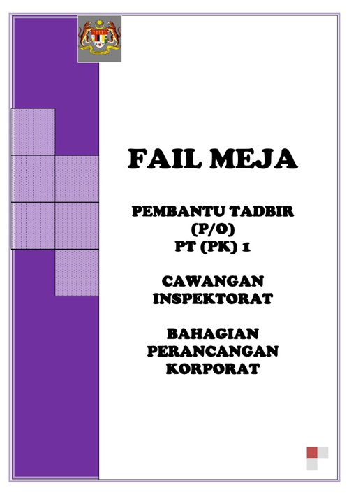 Contoh Fail Meja  by senja mendamaikan Flipsnack