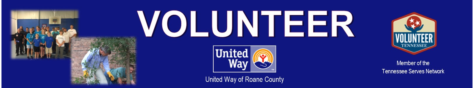 United Way of Roane County Desktop Site Banner