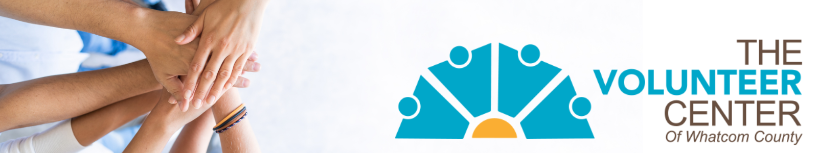 The Volunteer Center of Whatcom County Desktop Site Banner