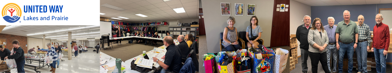 United Way Lakes and Prairie Desktop Site Banner