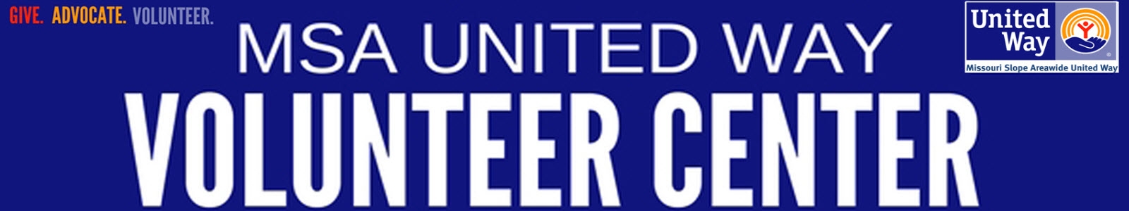 Volunteer Bismarck-Mandan Desktop Site Banner