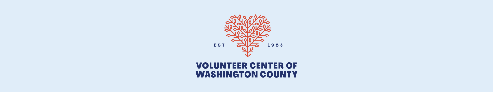 Volunteer Center of Washington County Desktop Site Banner