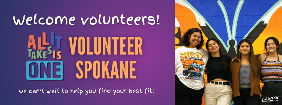 Volunteer Spokane Mobile Site Banner