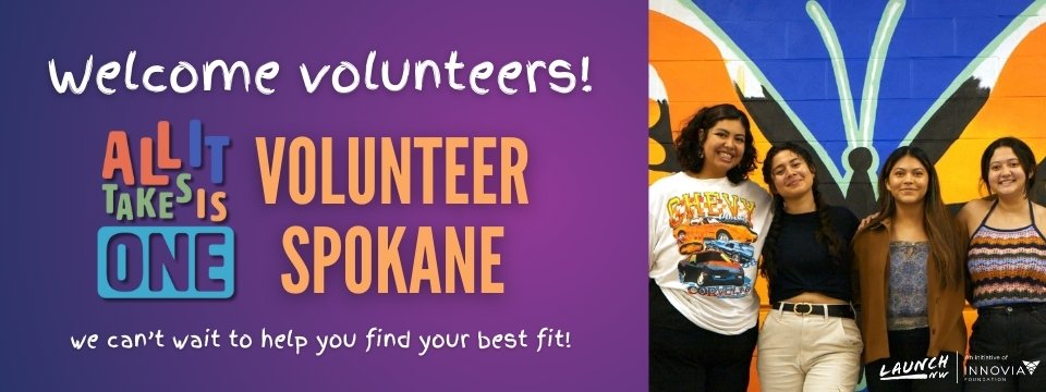 Volunteer Spokane Mobile Site Banner