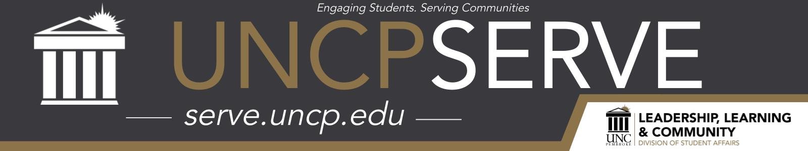 Leadership, Learning and Community at UNCP. serve.uncp.edu