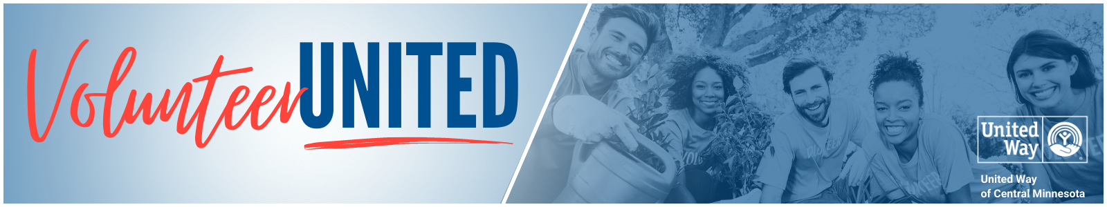 United Way of Central Minnesota Volunteer Connection Desktop Site Banner