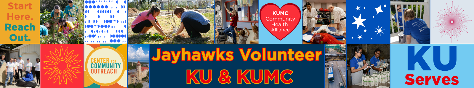 Volunteer at KU  - The University of Kansas Desktop Site Banner