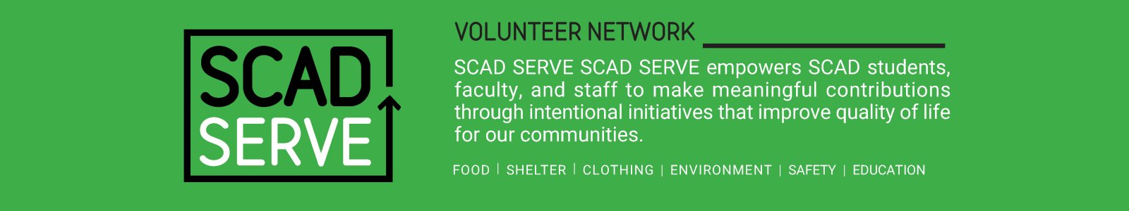 SCAD SERVE Desktop Site Banner