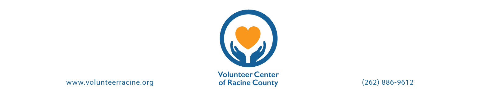 Volunteer Center of Racine County, Inc. Desktop Site Banner
