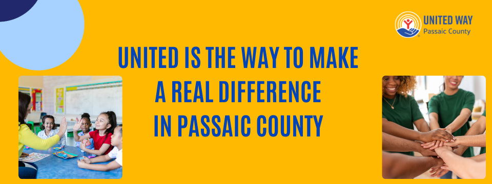 United Way of Passaic County Mobile Site Banner