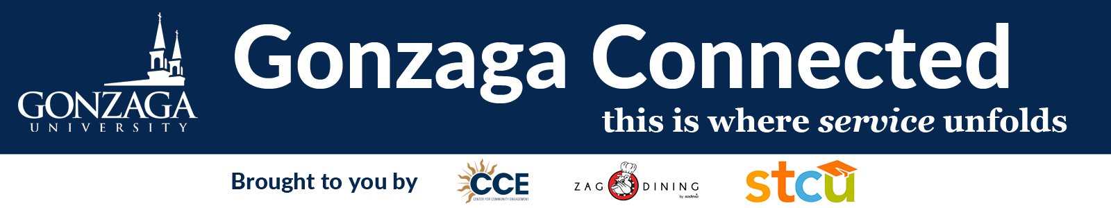 Gonzaga University Desktop Site Banner