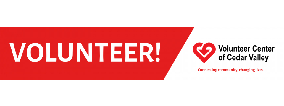 Volunteer Center of Cedar Valley Mobile Site Banner