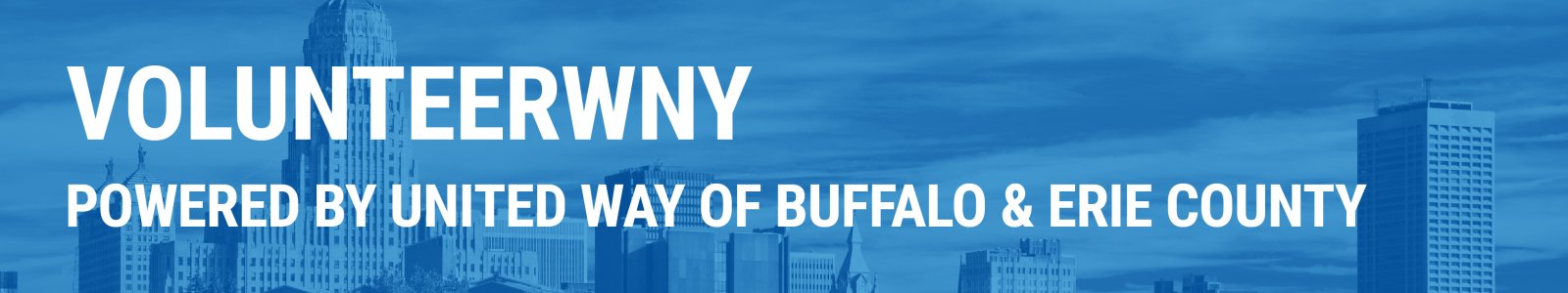 VolunteerWNY Desktop Site Banner