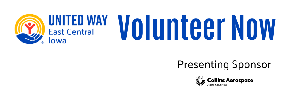 United Way of East Central Iowa Volunteer Now presenting sponsor Collins Aerospace