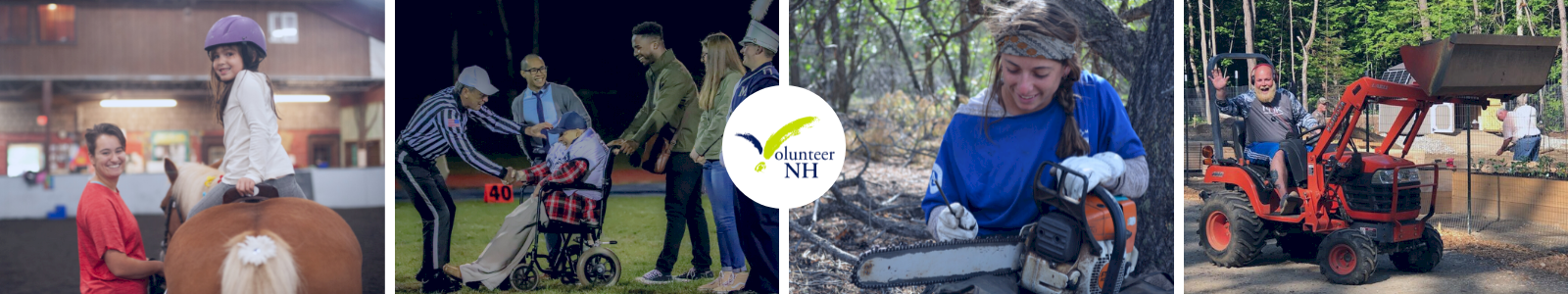 New Hampshire's Volunteer Hub Desktop Site Banner