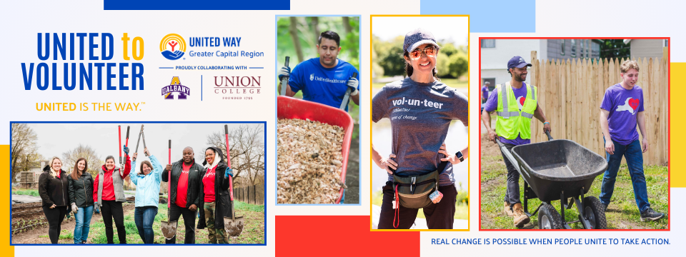 United Way of the Greater Capital Region Mobile Site Banner