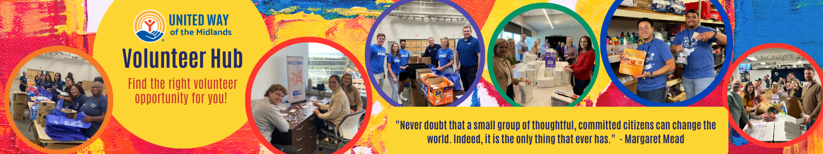 United Way of the Midlands Desktop Site Banner