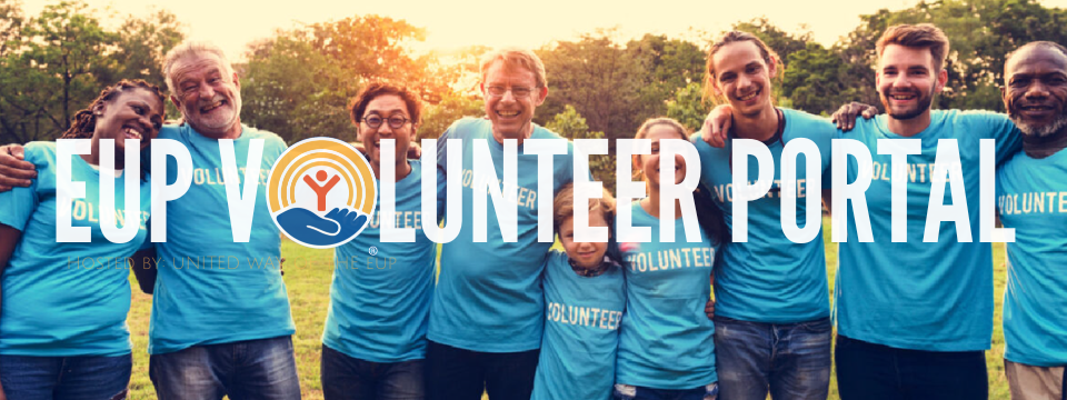 Eastern Upper Peninsula Volunteer Portal, hosted by United Way of the Eastern Upper Peninsula