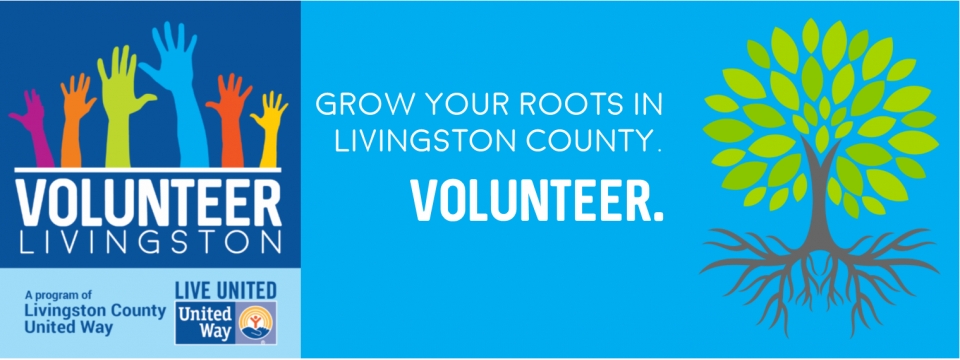 Volunteer Livingston, a Program of Livingston County United Way Mobile Site Banner